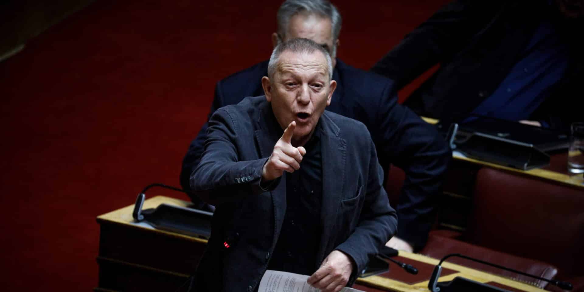 Ο κοινοβουλευτικός εκπρόσωπος του ΚΚΕ, Θανάσης Παφίλης / Φωτογραφία: Eurokinissi