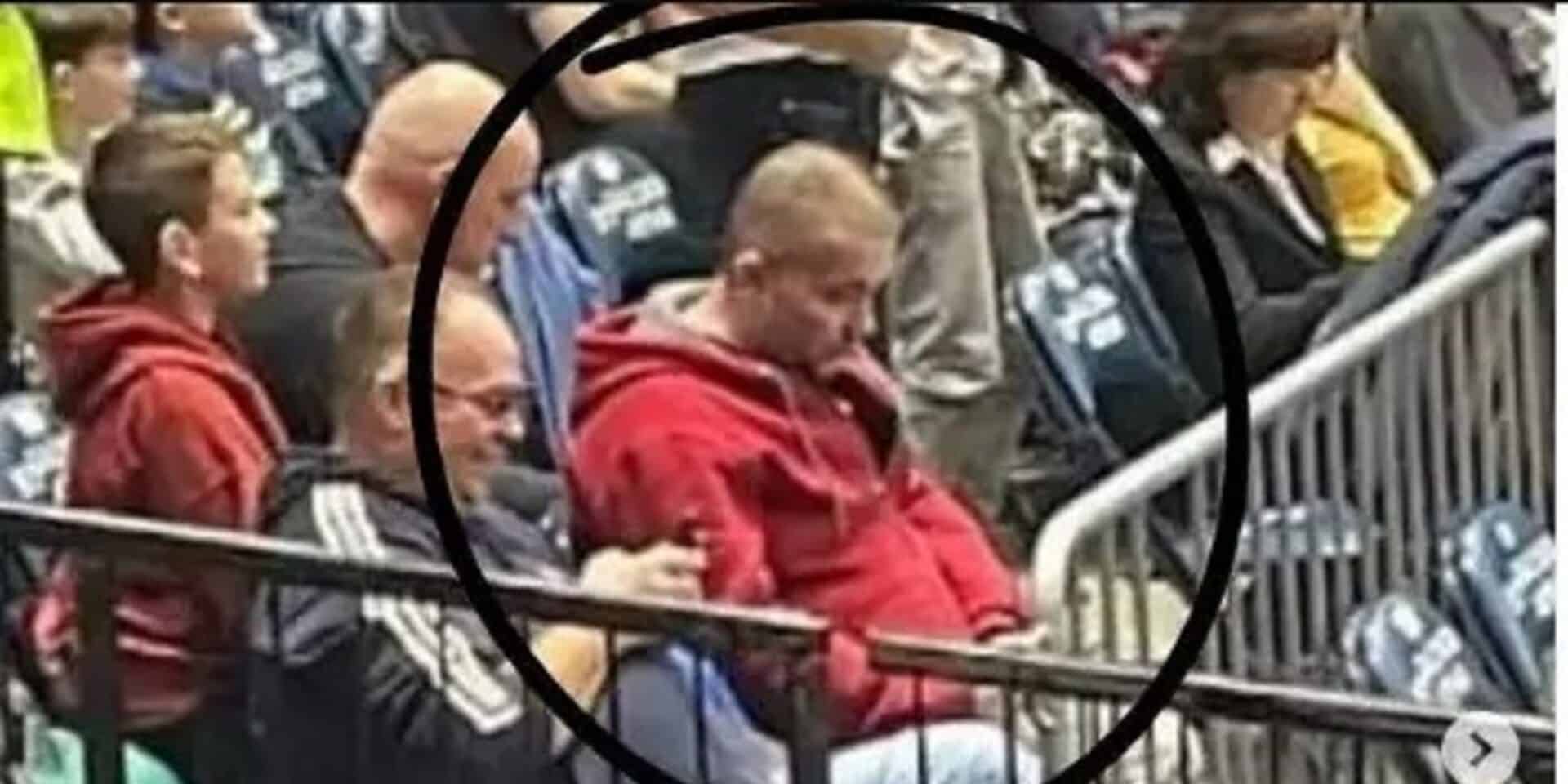 Οπαδός της Παρτιζάν σε αγώνα της Euroleague