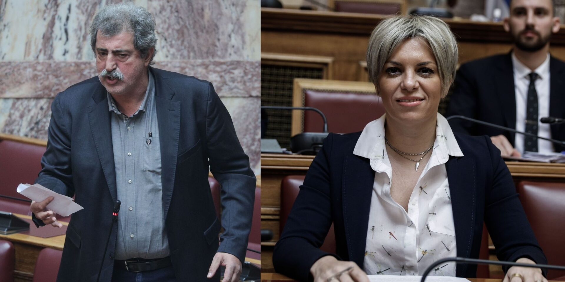 Ο Παύλος Πολάκης μαζί με τη Σοφία Νικολάου