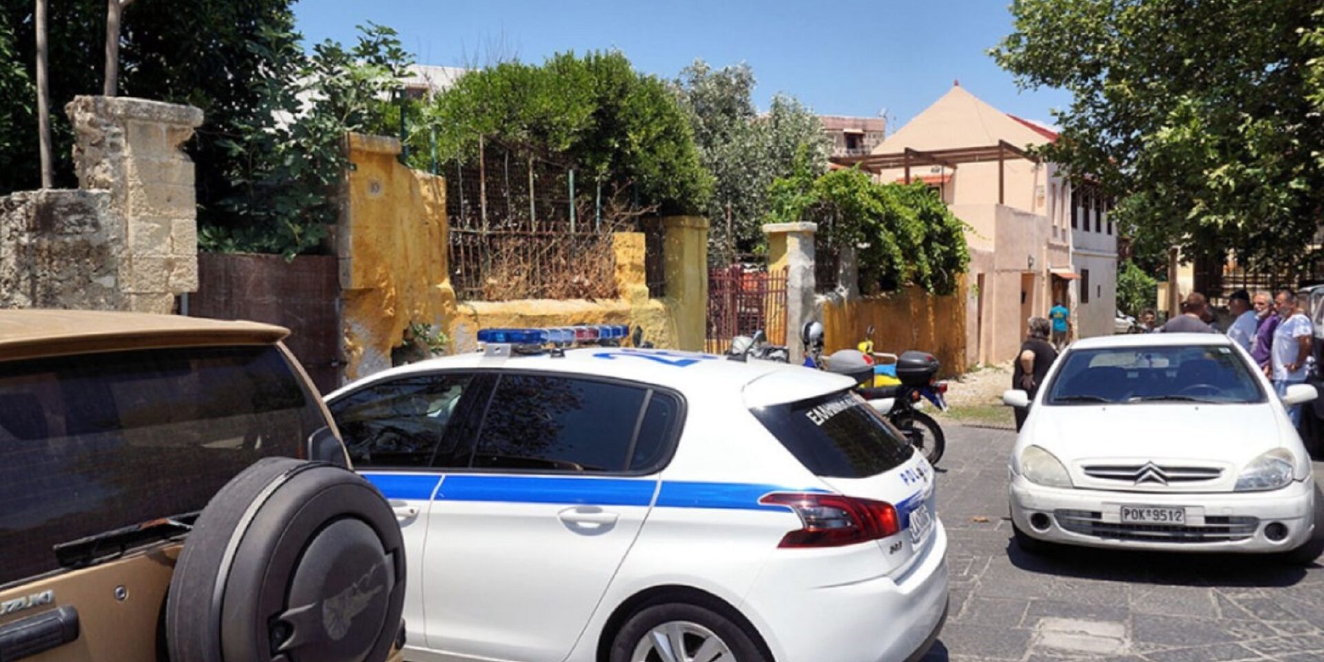 Το σπίτι που έγινε η δολοφονία στη Ρόδο