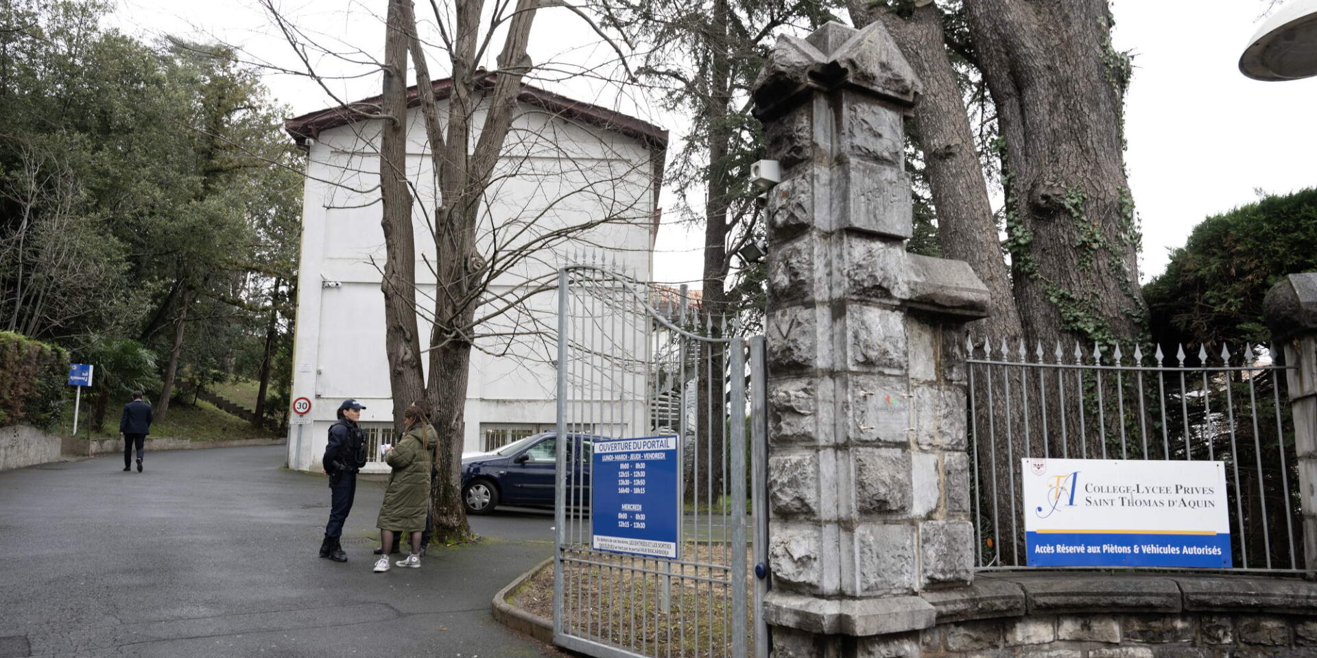 Το σχολείο όπου δολοφονήθηκε η καθηγήτρια Ισπανικών στη Γαλλία / Φωτογραφία :ΑΠΕ