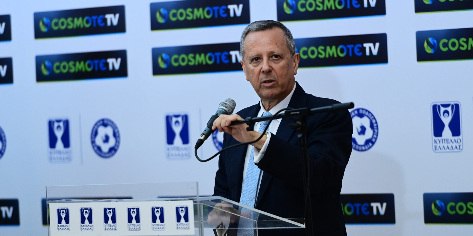 Ο πρόεδρος της ΕΠΟ Τάκης Μπαλτάκος