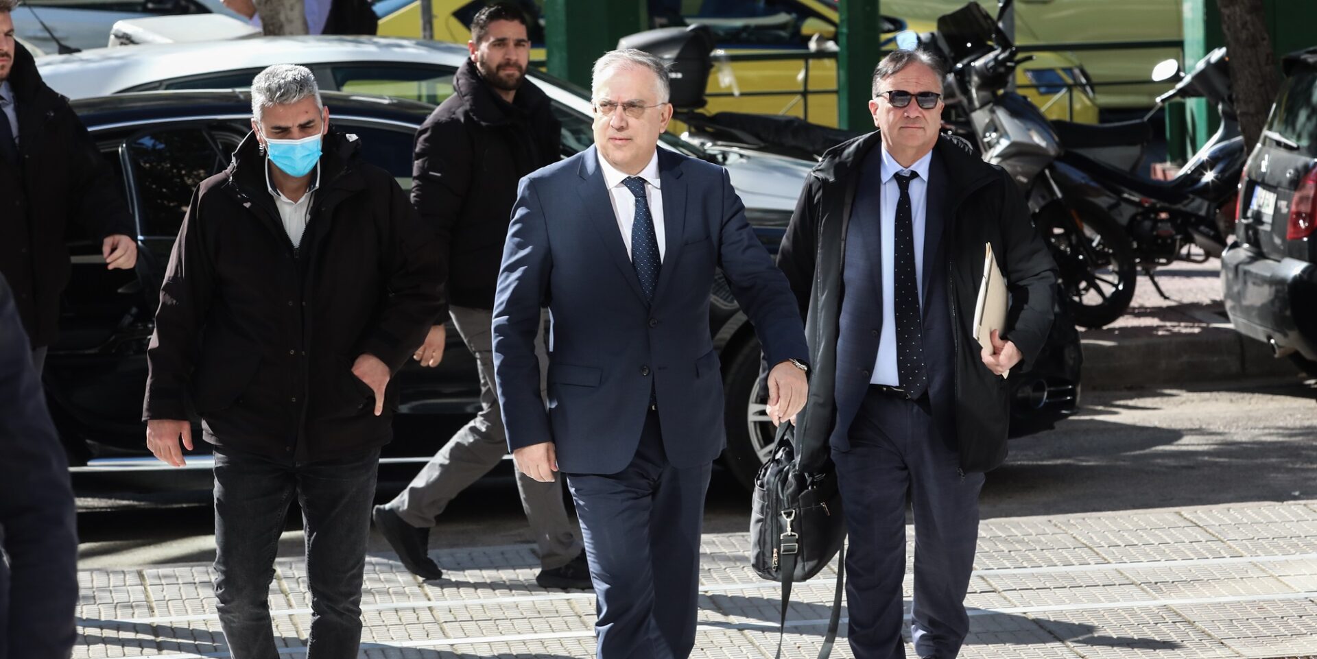 Ο Τάκης Θεοδωρικάκος στον Άρειο Πάγο