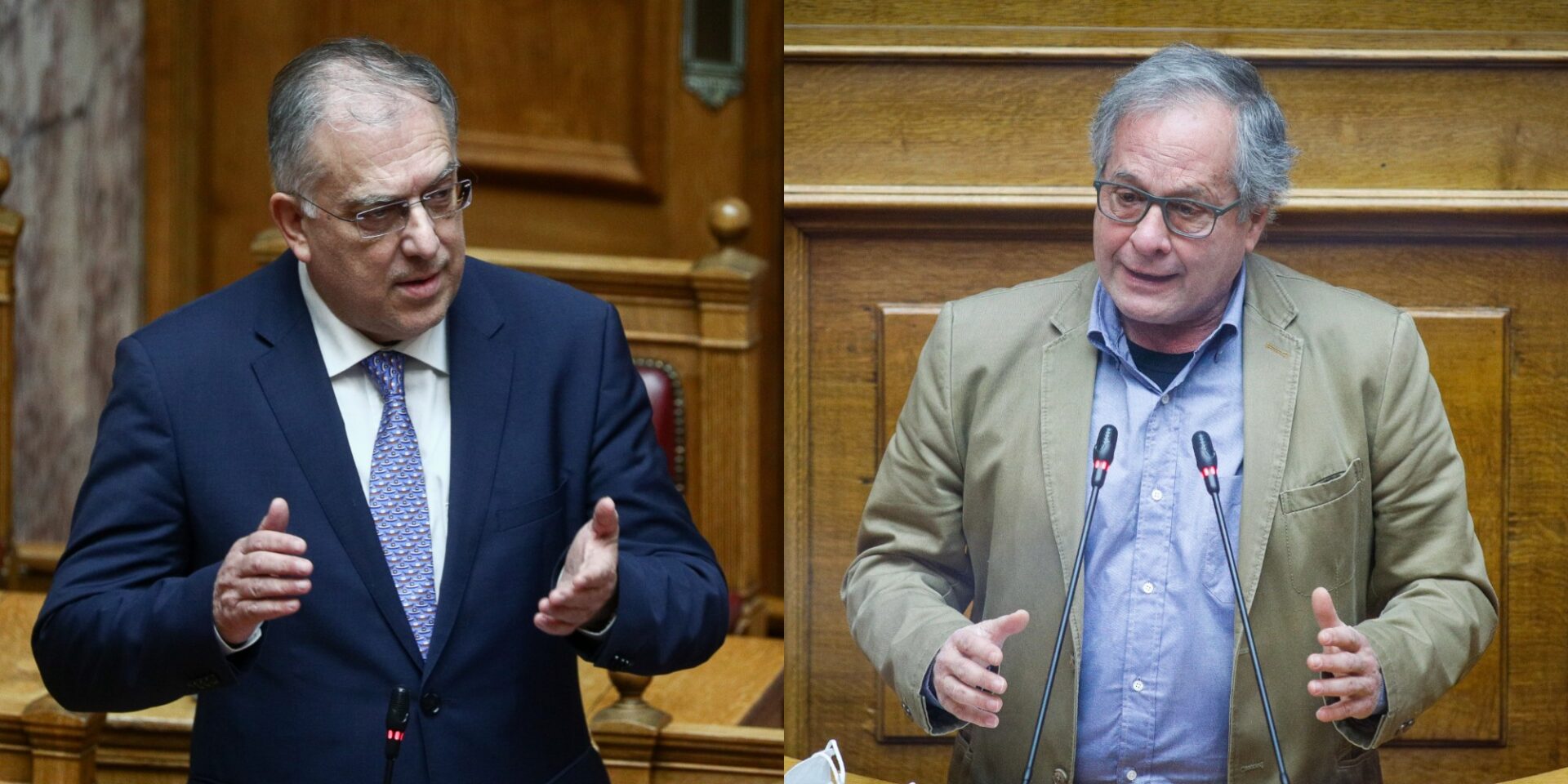 Τάκης Θεοδωρικάκος και Κώστας Μάρκου
