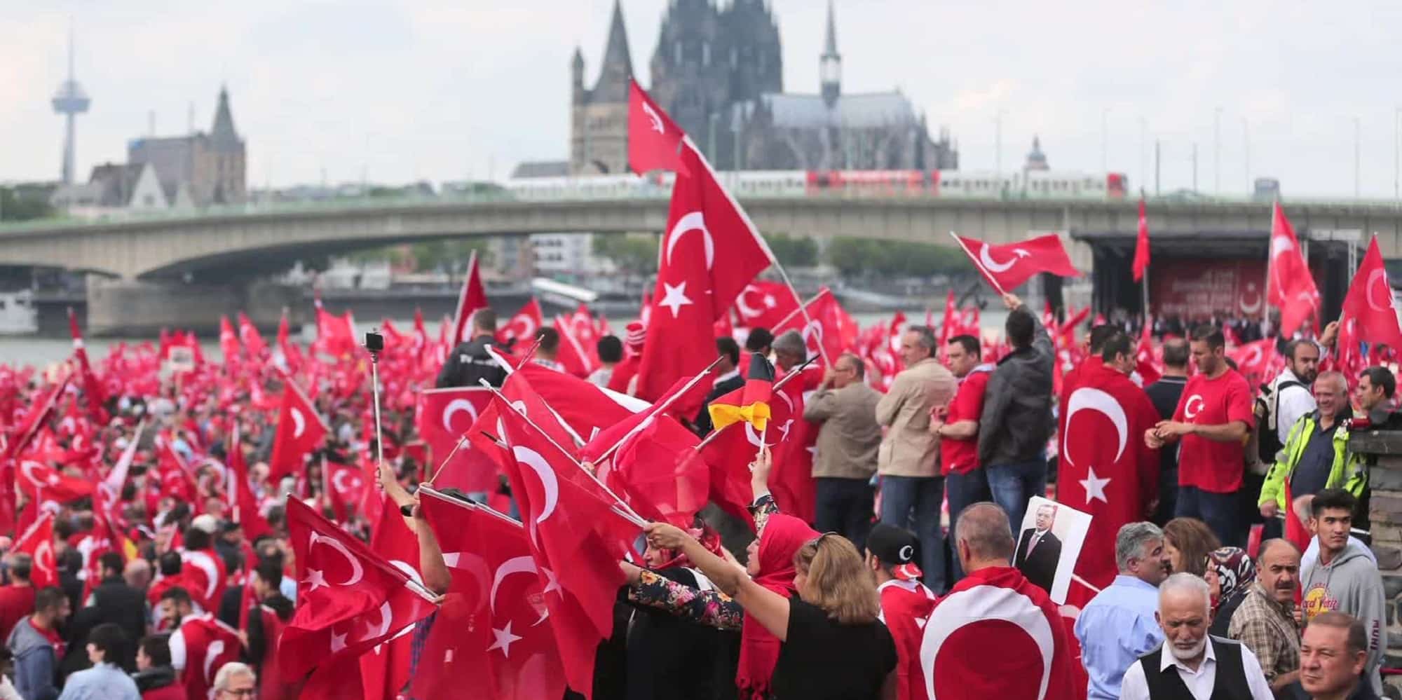 Συγκέντρωση Τούρκων στη Γερμανία