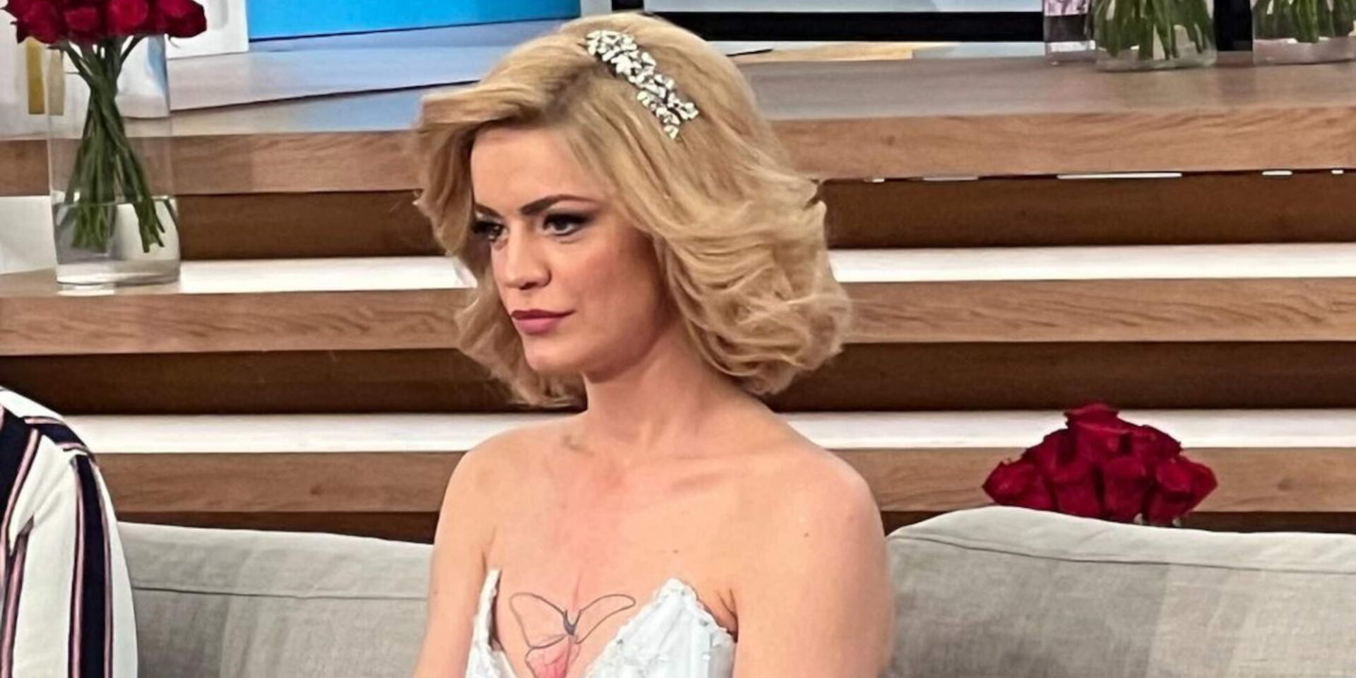 Η Τραϊάνα Ανανία ντυμένη νύφη