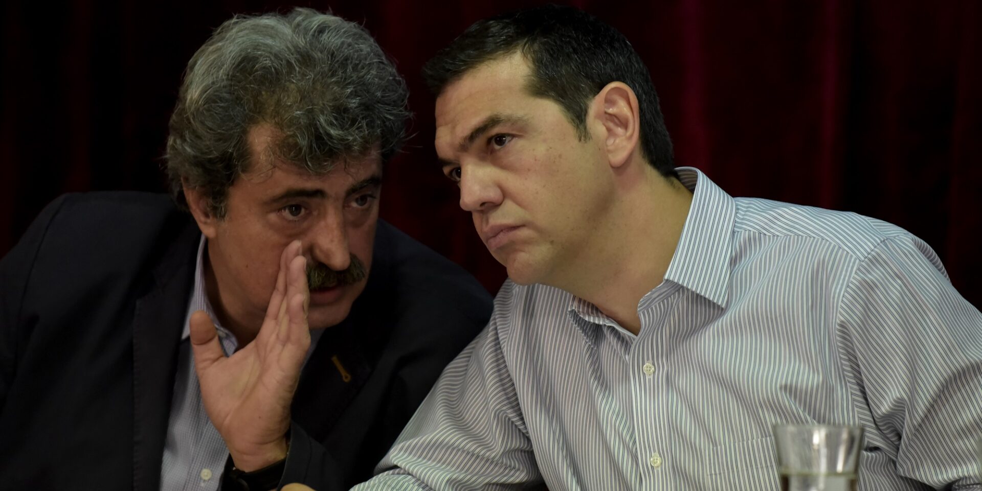 Ο Παύλος Πολάκης με τον πρόεδρο του ΣΥΡΙΖΑ, Αλέξη Τσίπρα
