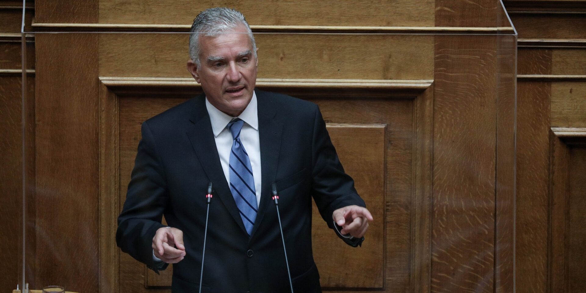 Ο βουλευτής της ΝΔ Μανούσος Βολουδάκης