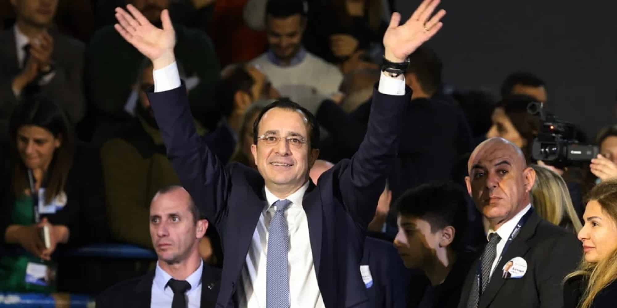 Ο νέος πρόεδρος της Κύπρου, Νίκος Χριστουδουλίδης