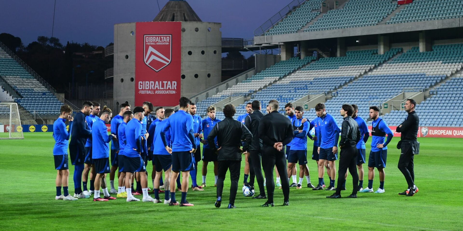 Εικόνα από την προπόνηση της Εθνικής
