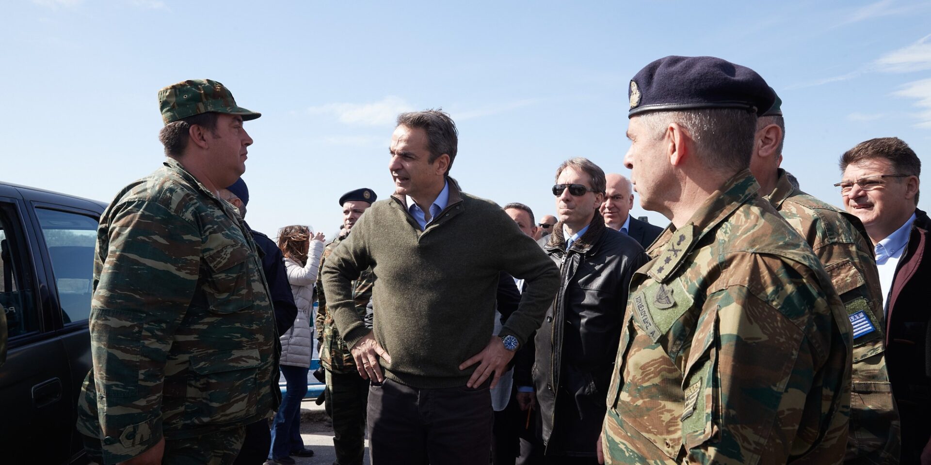 Ο Κυριάκος Μητσοτάκης σε παλιότερη επίσκεψη στον Έβρο