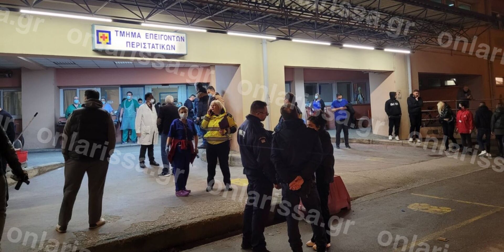 Εικόνα από το νοσοκομείο στη Λάρισα
