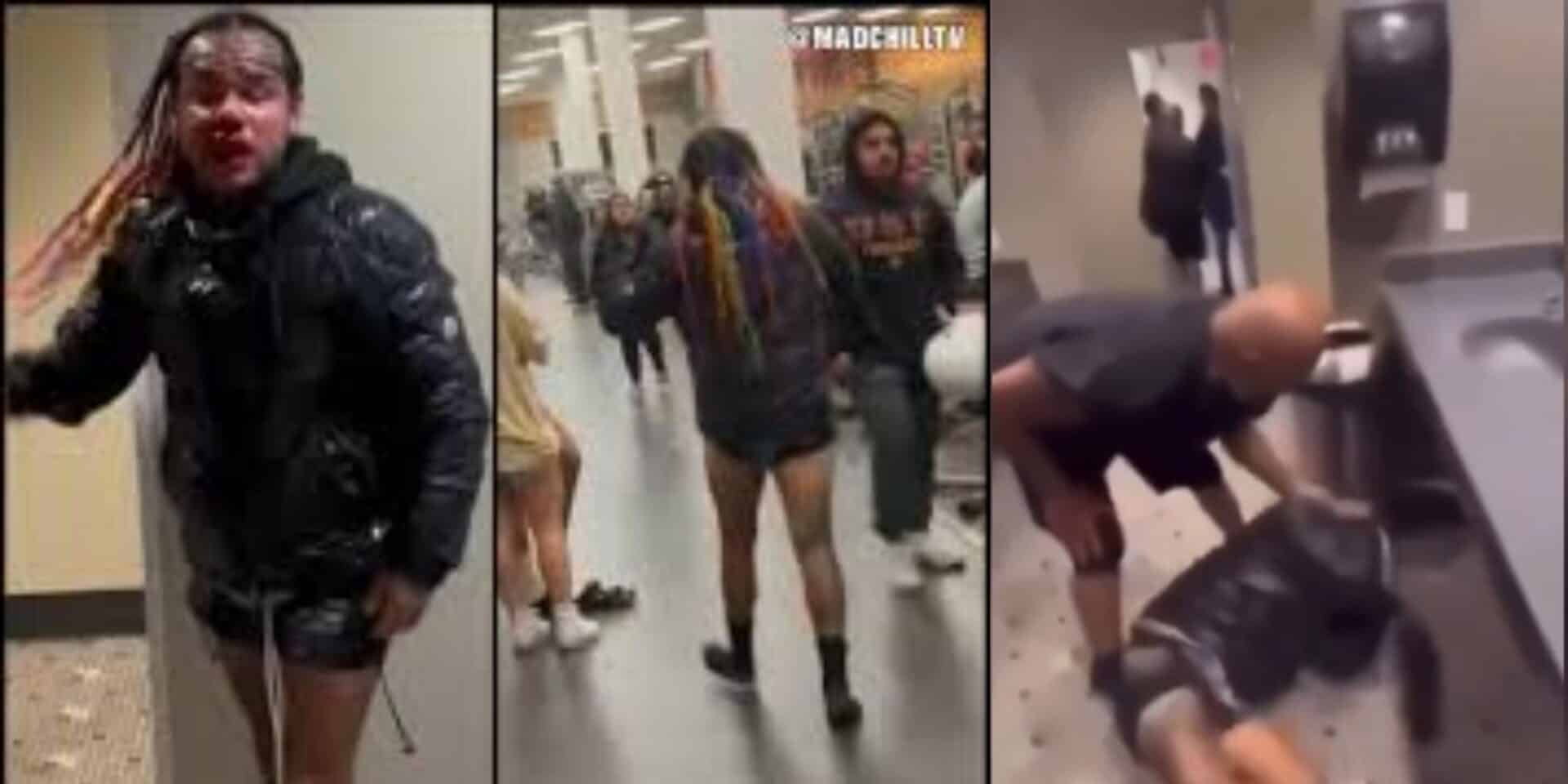 Εικόνες από τον ξυλοδαρμό του ράπερ