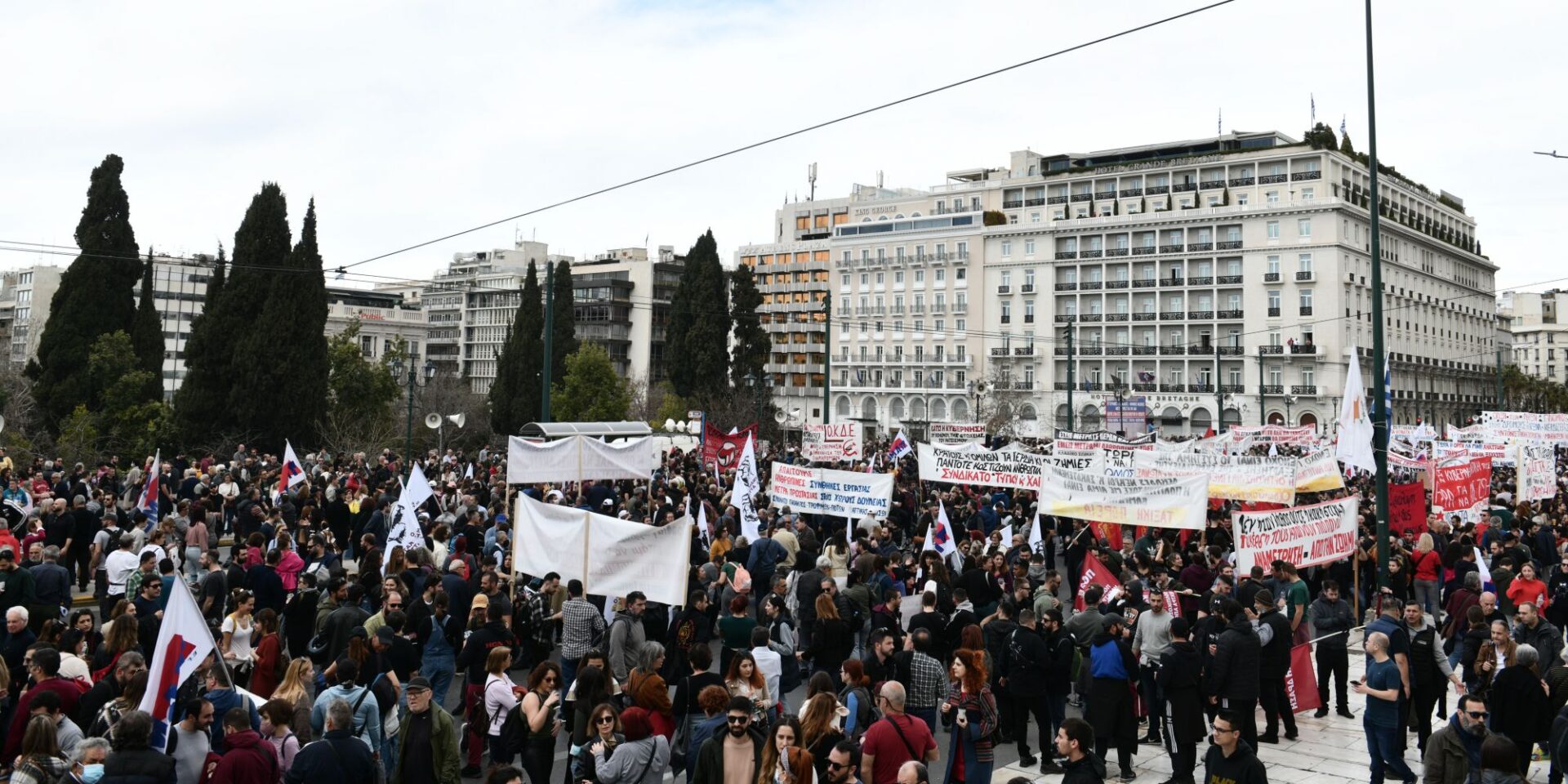 Πορεία για την τραγωδία στα Τέμπη