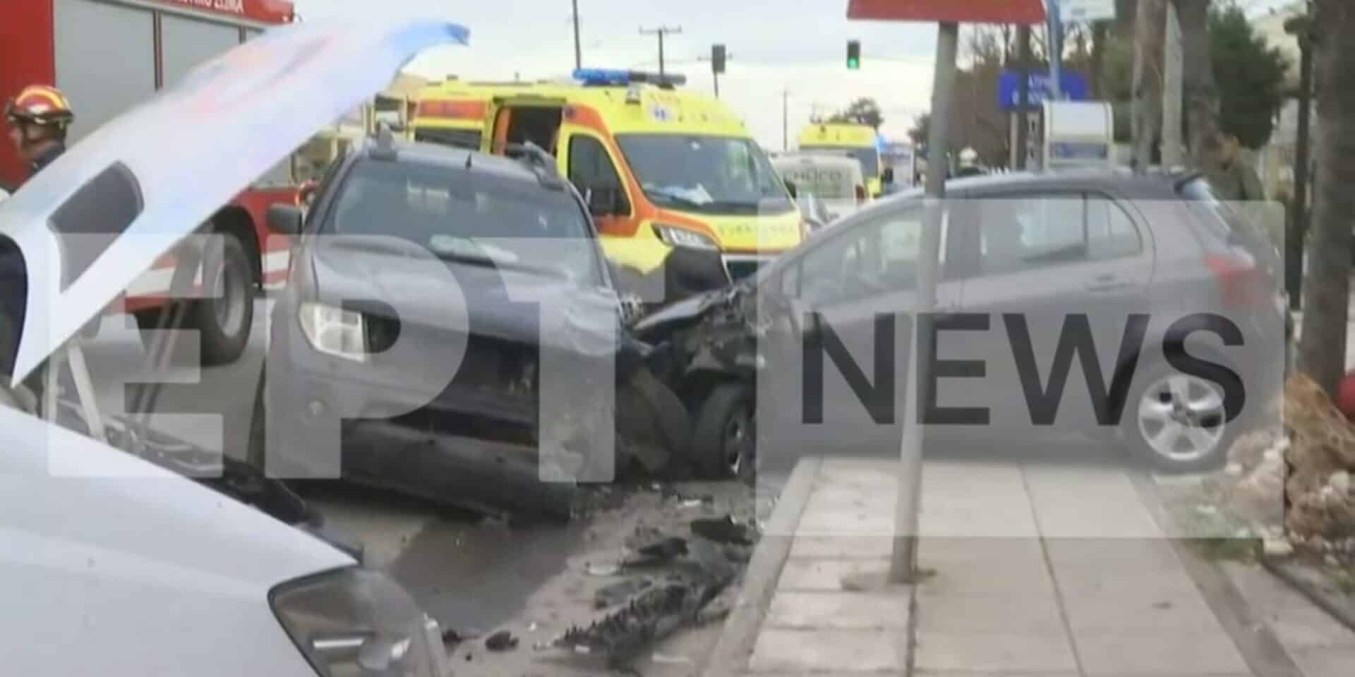 Εικόνα από το τροχαίο