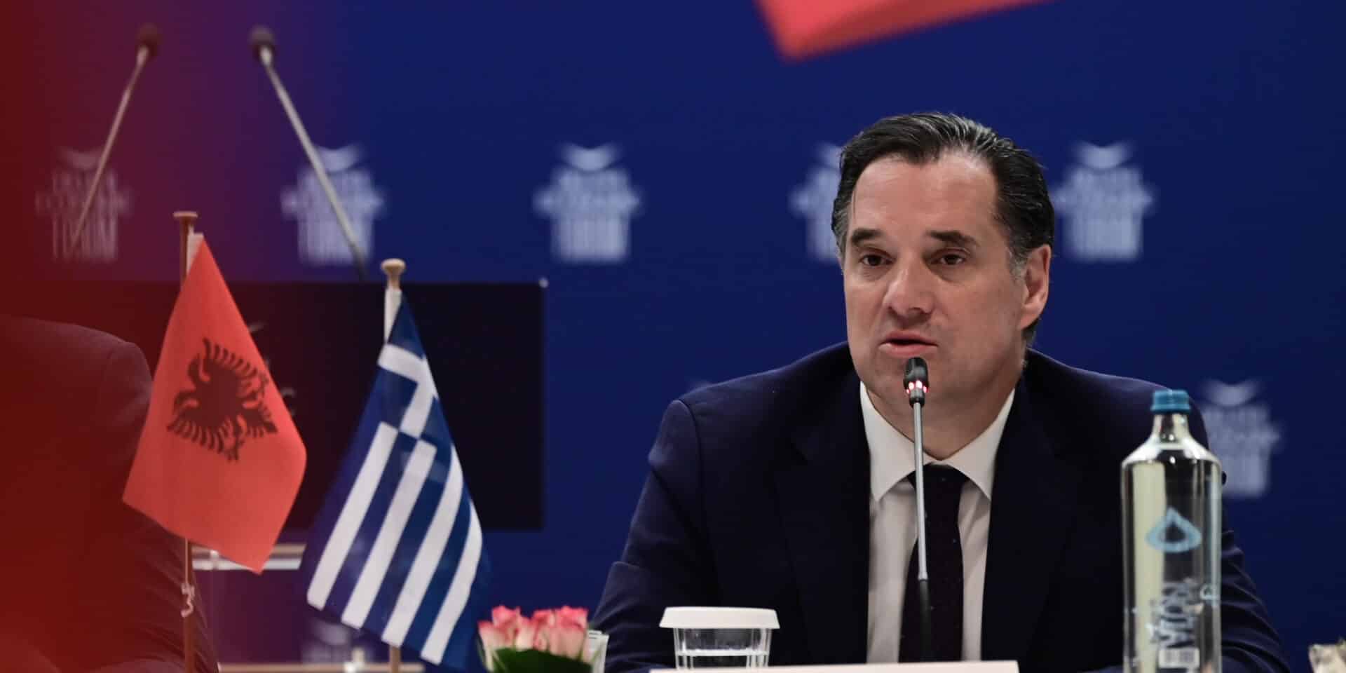 Ο υπουργός Ανάπτυξης & Επενδύσεων, Aδωνις Γεωργιάδης