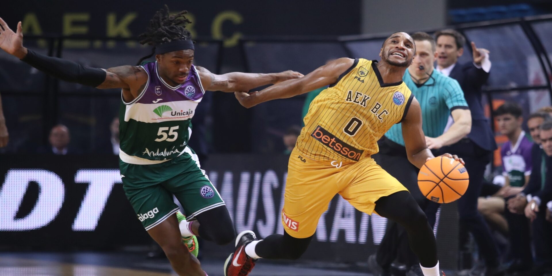 Φάση από το ΑΕΚ-Μάλαγα για το BCL