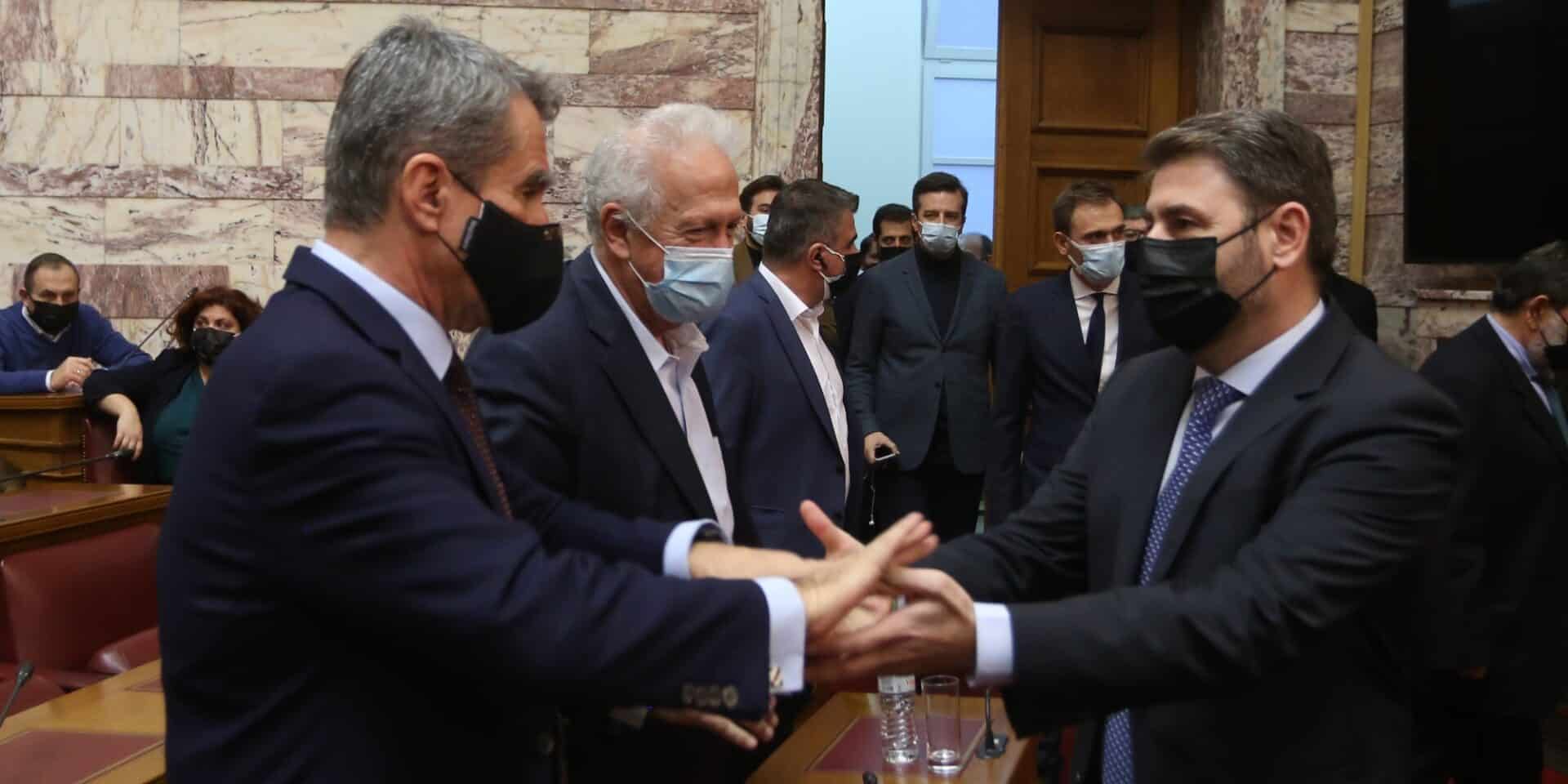 Ο Ανδρέας Λοβέρδος και ο Νίκος Ανδρουλάκης