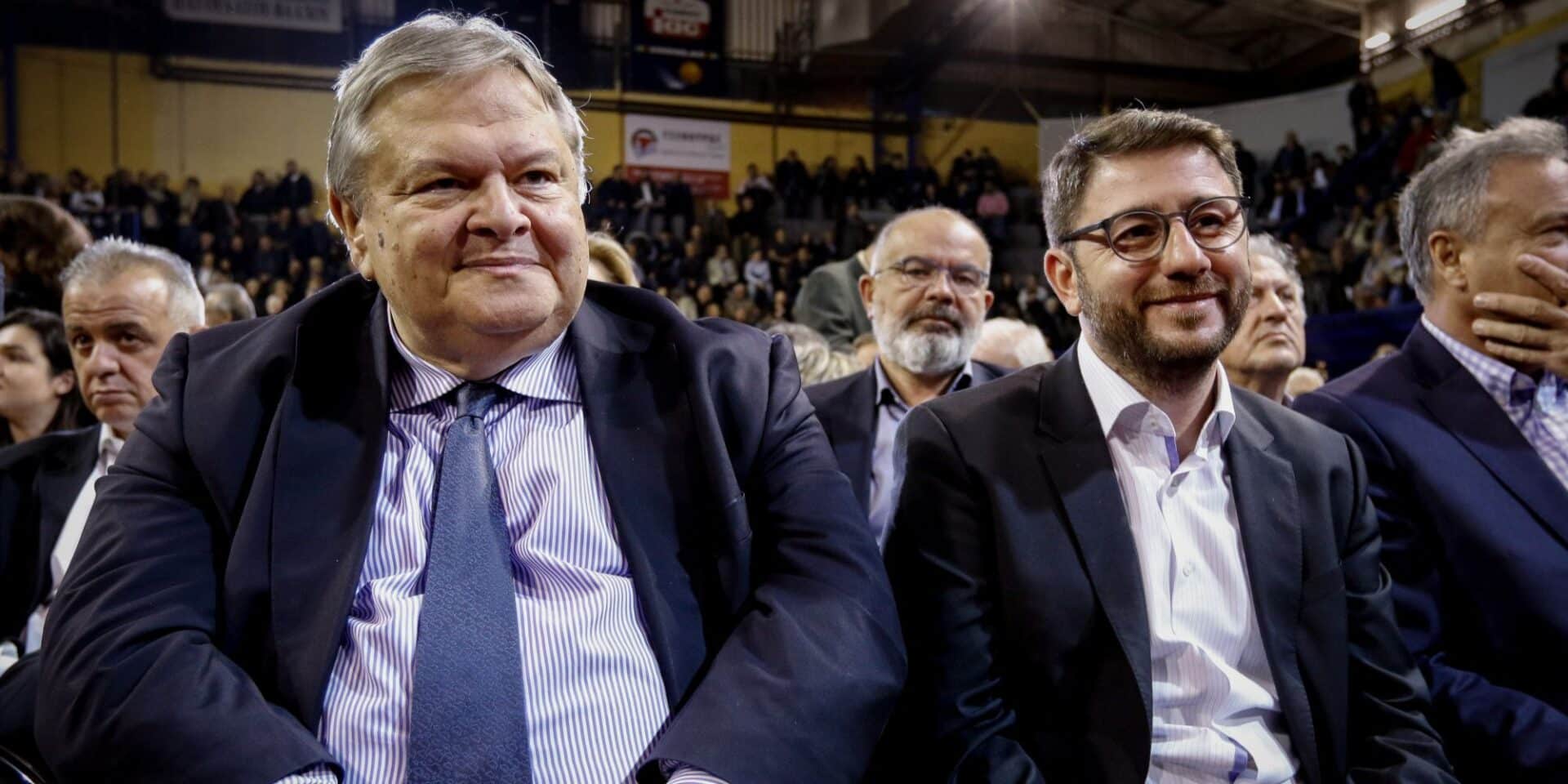 Ο Ευάγγελος Βενιζέλος και ο Νίκος Ανδρουλάκης