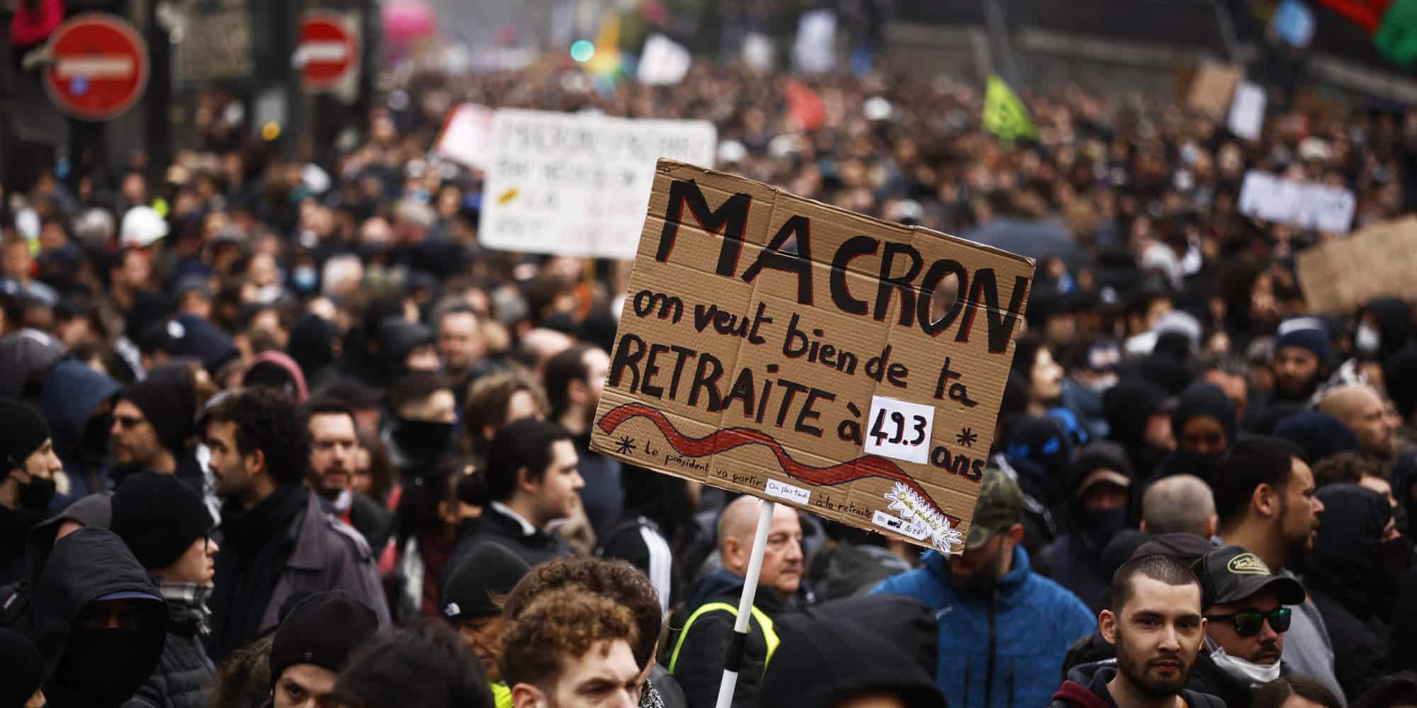 Διαδηλώσεις στο Παρίσι και αλλού στη Γαλλία ενάντια στην συνταξιοδοτική μεταρρύθμιση