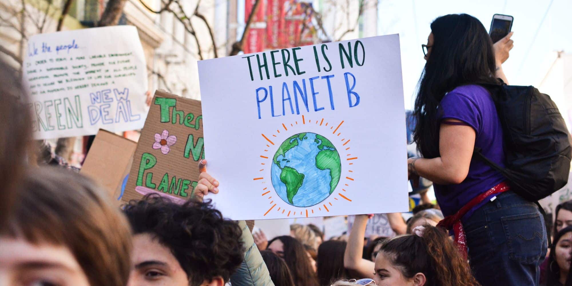 Διαδηλωτές για την κλιματική αλλαγή