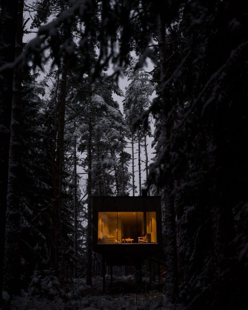 Οι ξεχωριστές σουίτες σε δάσος της Σουηδίας