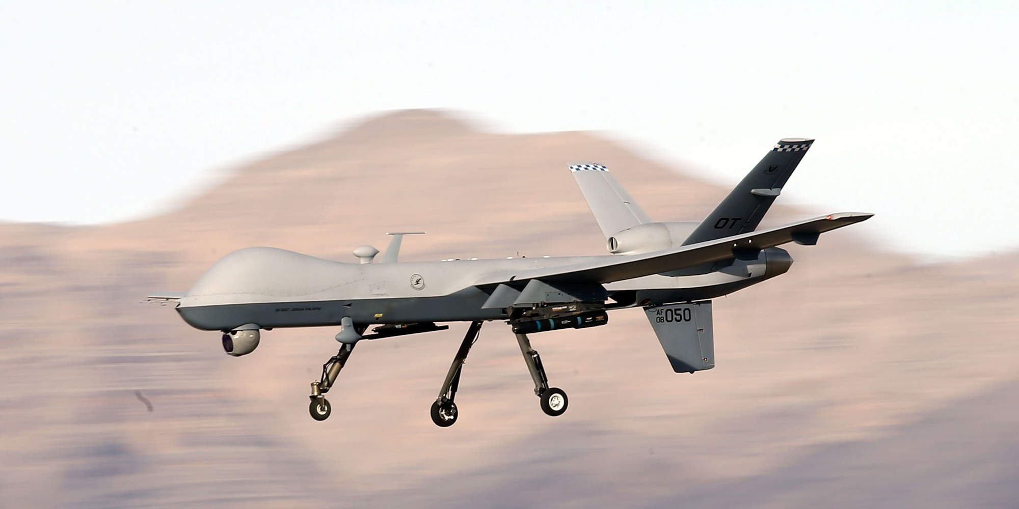 Ένα αμερικανικό Drone, Reaper, παρόμοιο με εκείνο που κατερρίφθη στη Μαύρη Θάλασσα
