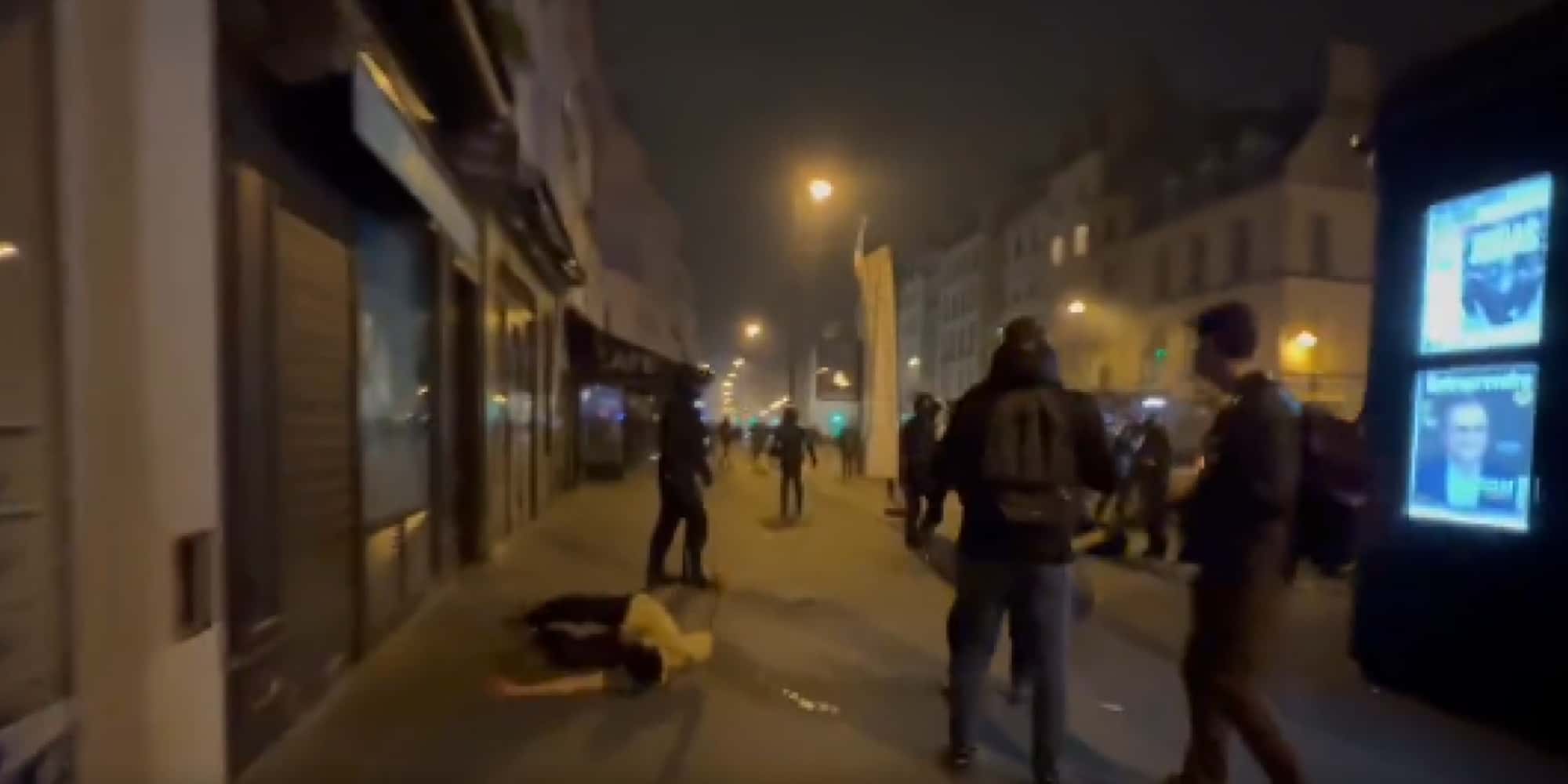 Ο διαδηλωτής που δέχθηκε γροθιά από αστυνομικό στη Γαλλία