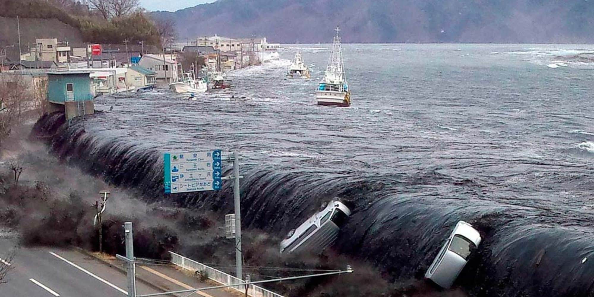 Εικόνα από το τσουνάμι στον σεισμό στην Ιαπωνία το 2011