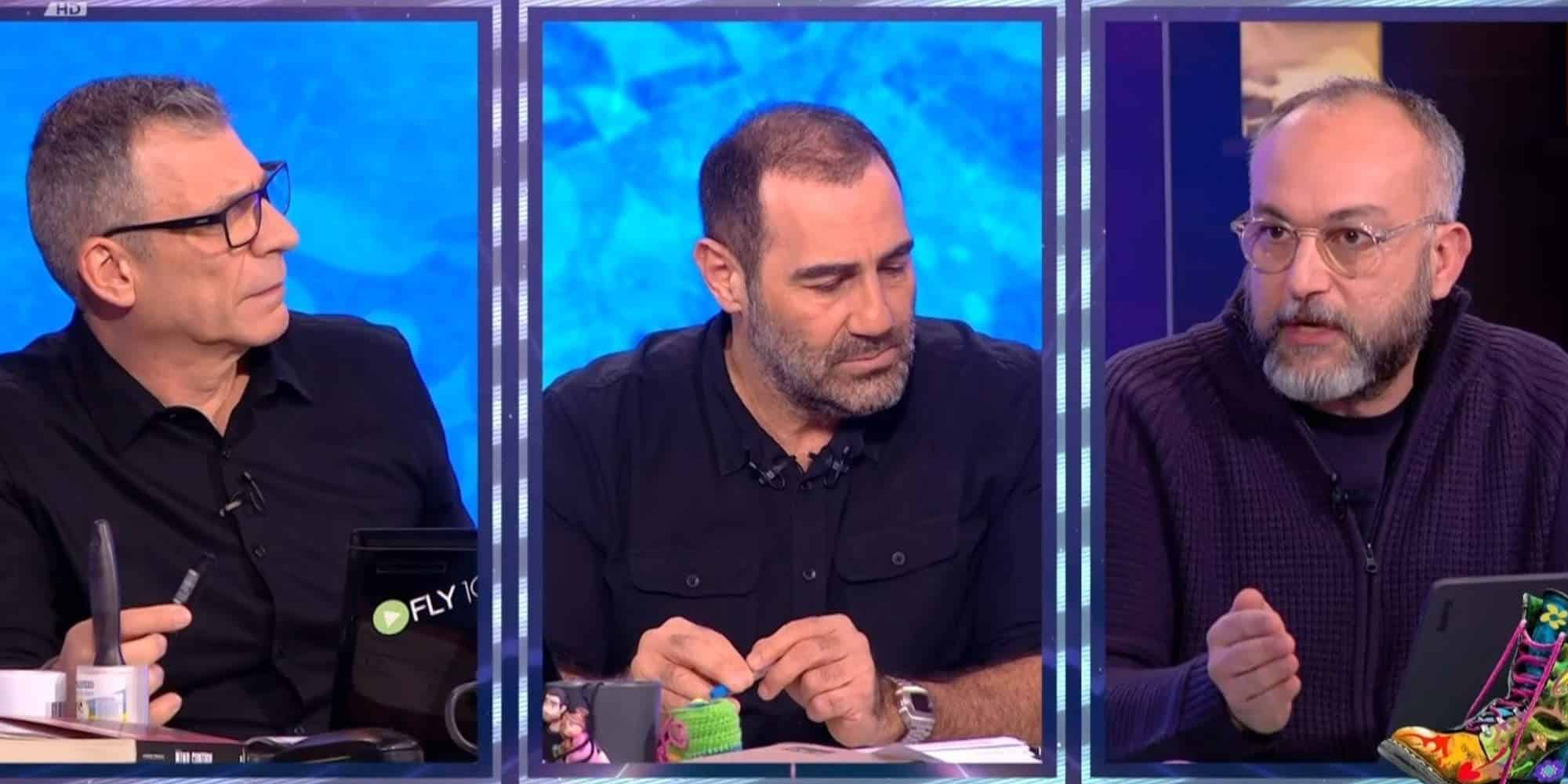 Γιάννης Σερβετάς, Αντώνης Κανάκης και Χρήστος Κιούσης στην εκπομπή Ράδιο Αρβύλα