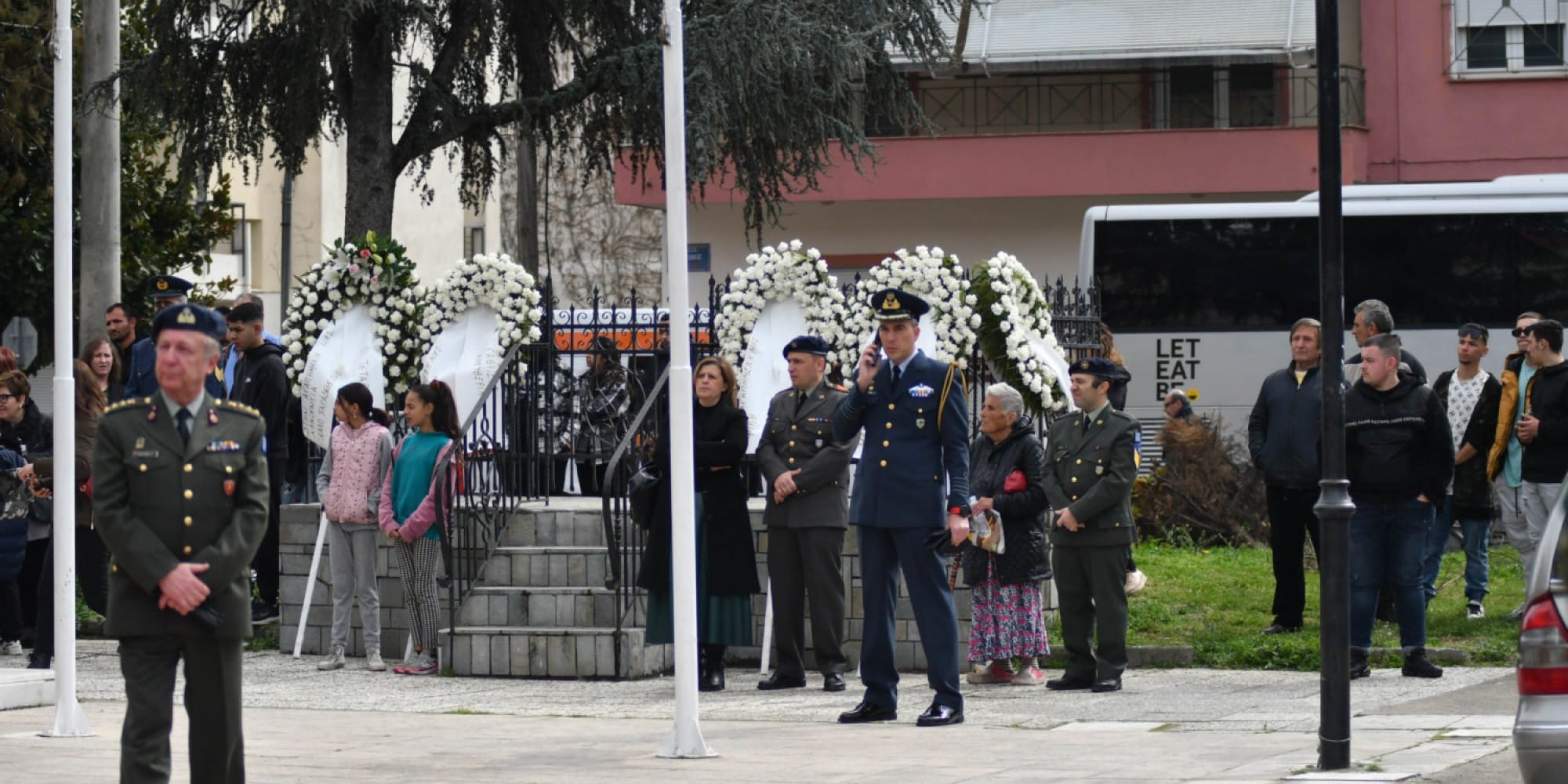 Η κηδεία της 21χρονης Κλαούντια που σκοτώθηκε στα Τέμπη