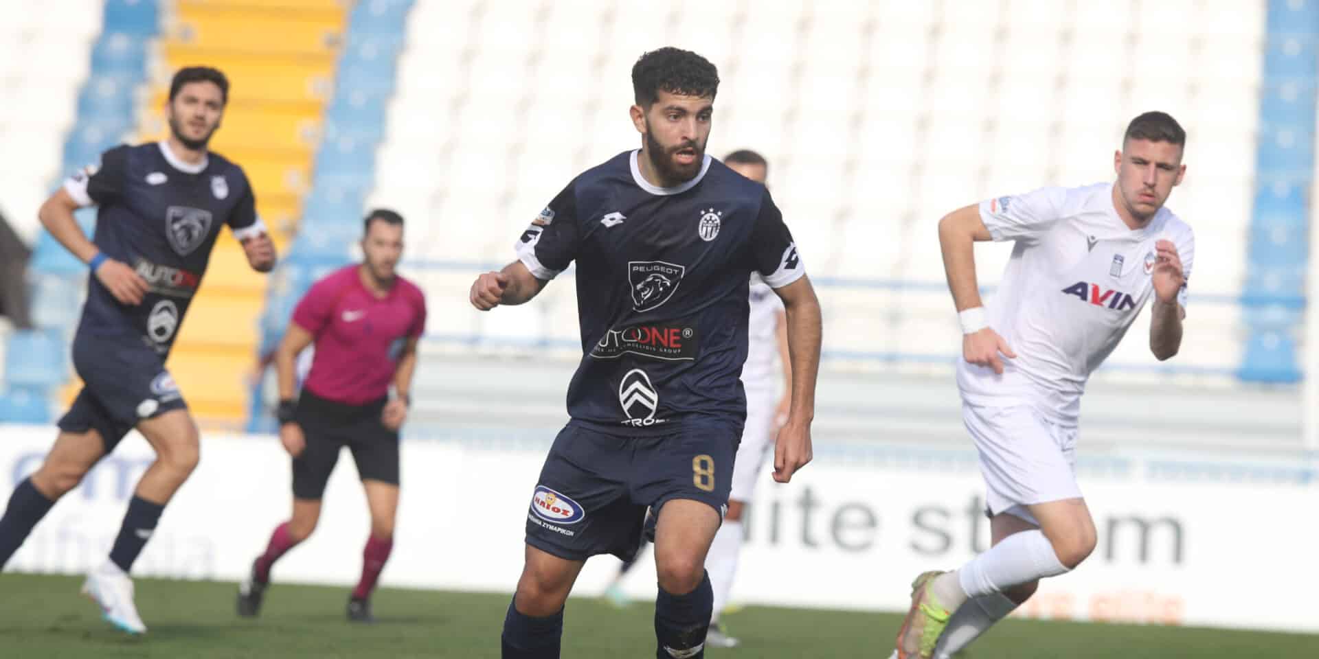 Φάση από αγώνα της Super League 2