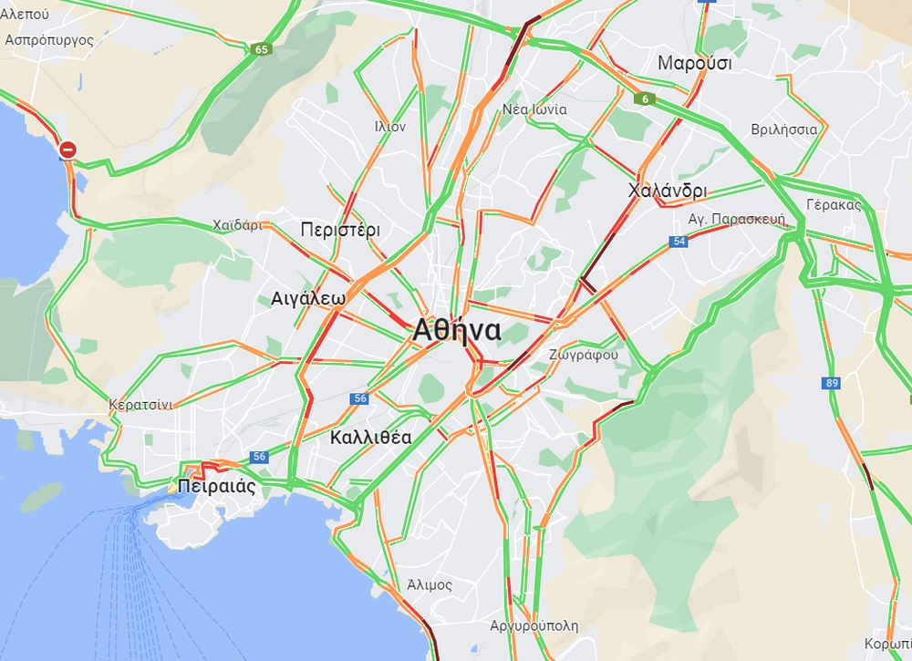 Κίνηση στην Αθήνα