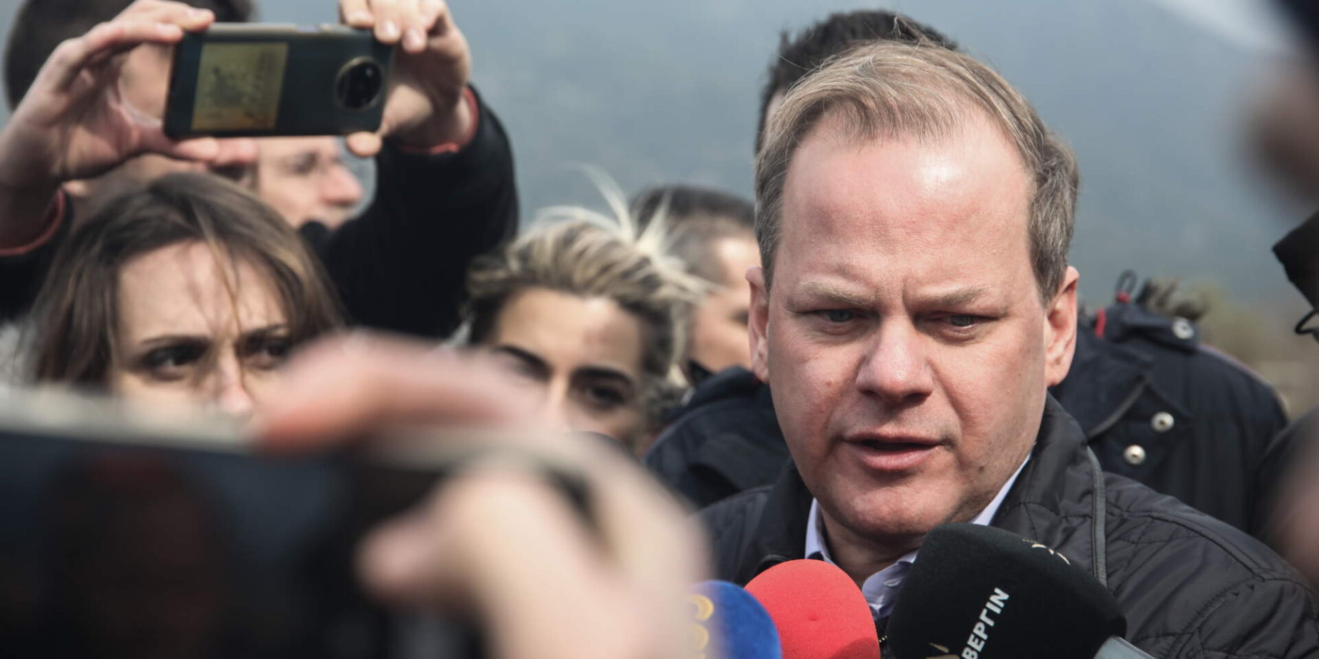 Ο παραιτηθείς υπουργός Μεταφορών, Κώστας Καραμανλής