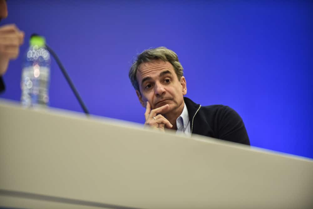 Μητσοτάκης από Λαμία για εκλογές: «Το μπλε ταιριάζει με το μπλε, αλλά είναι χρώμα ευρύχωρο»