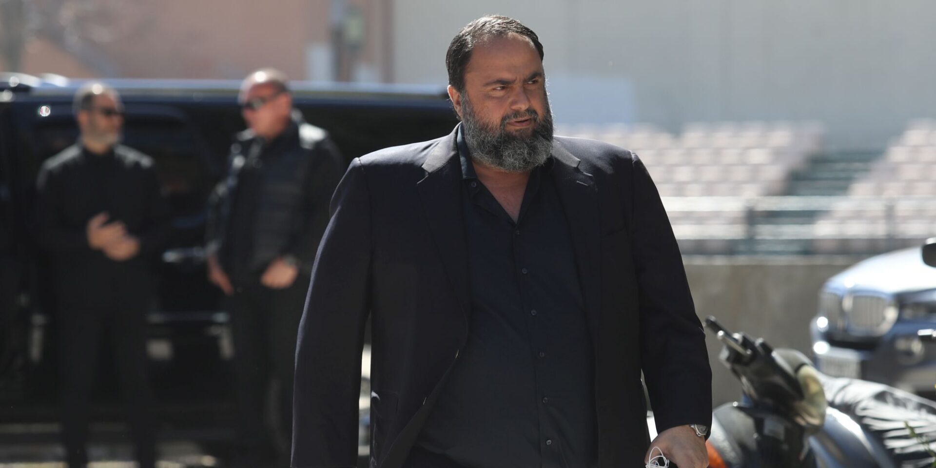 Ο Βαγγέλης Μαρινάκης στη συνάντηση των μεγάλων της Super League