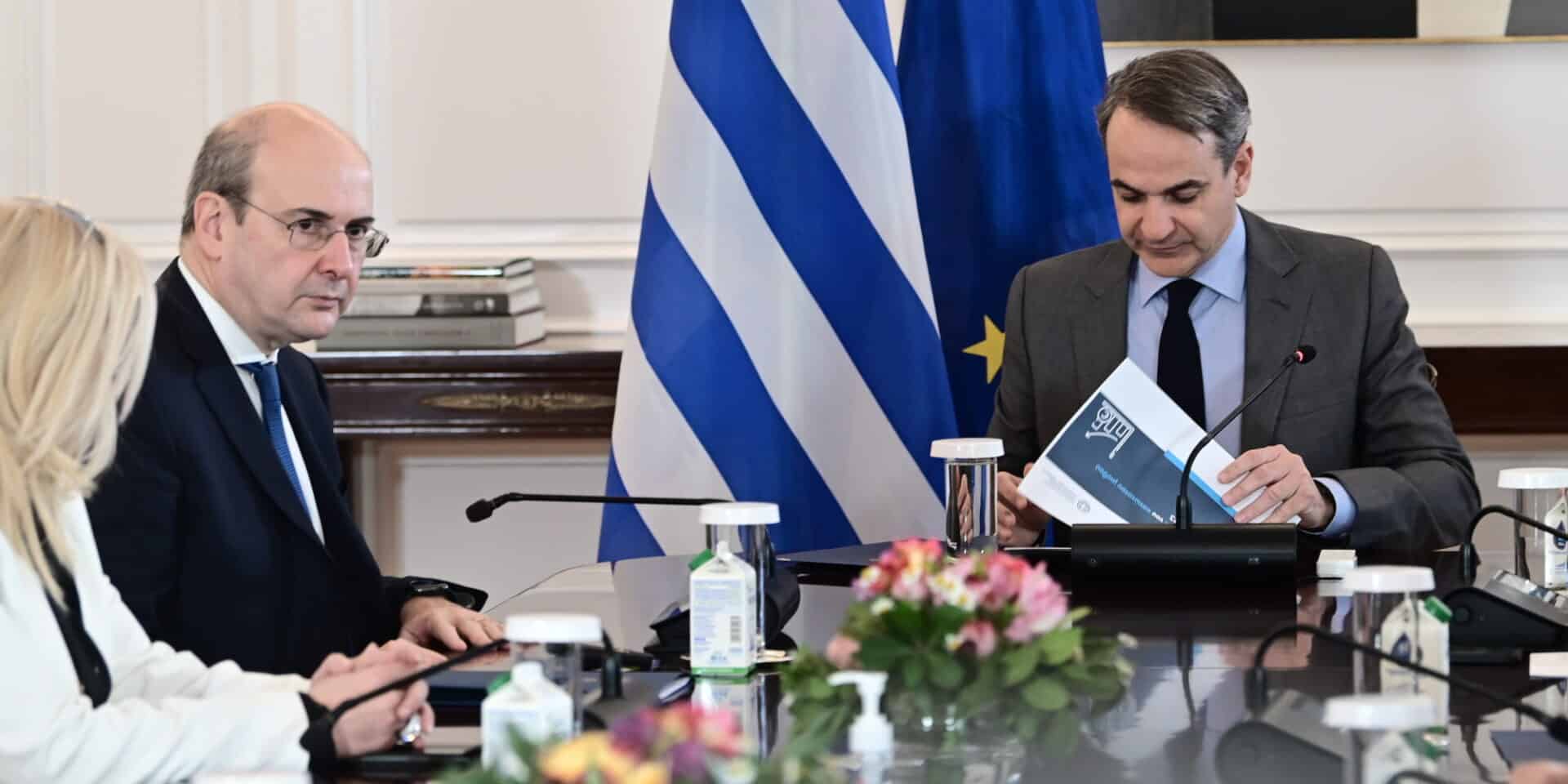 Κυριάκος Μητσοτάκης και Κωστής Χατζηδάκης
