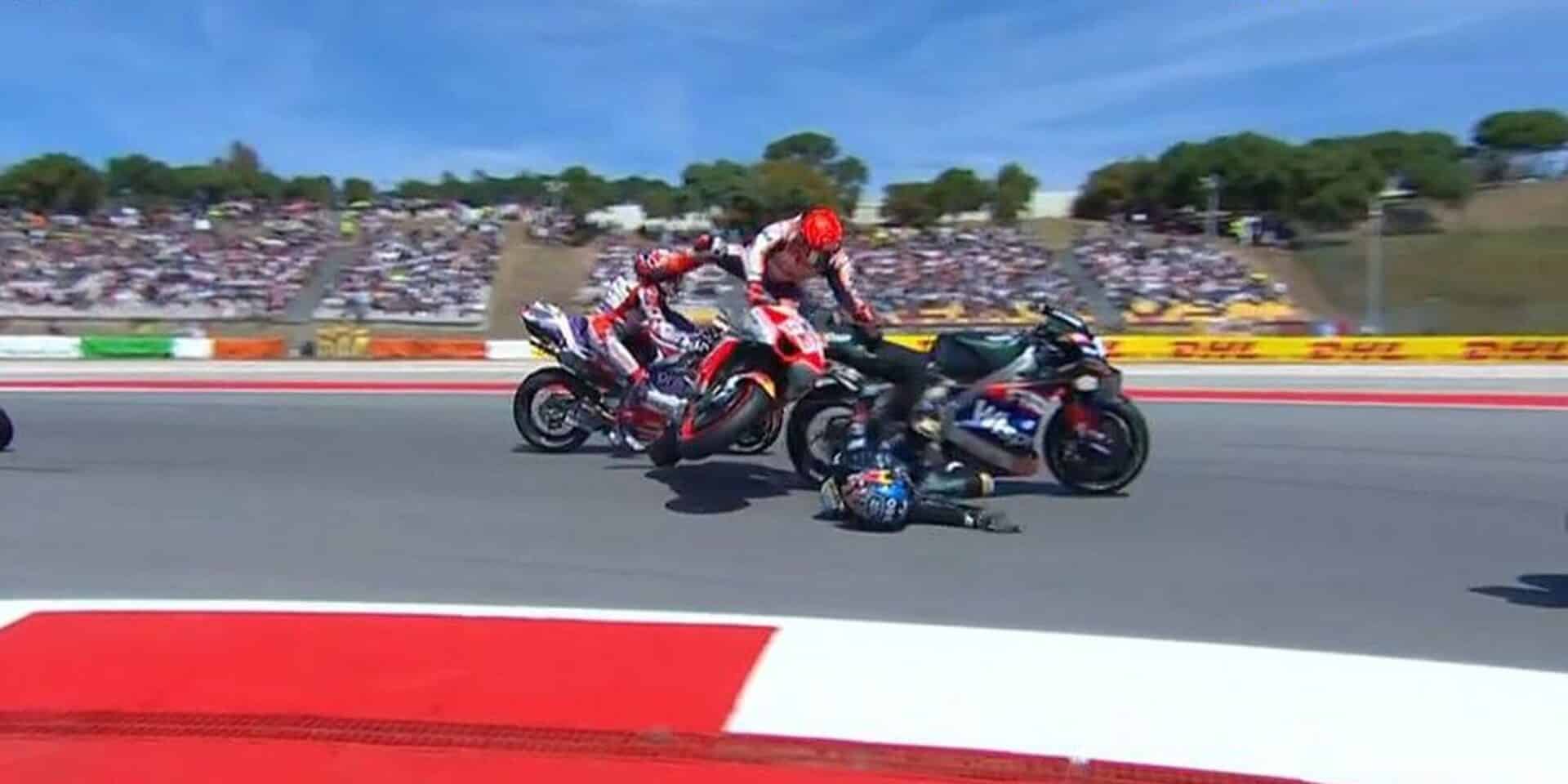 Το ατύχημα στο MotoGP με Ολιβέιρα-Μάρκεθ