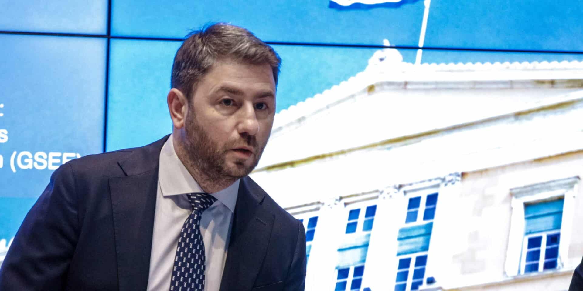 Ο πρόεδρος του ΠΑΣΟΚ, Νίκος Ανδρουλάκης