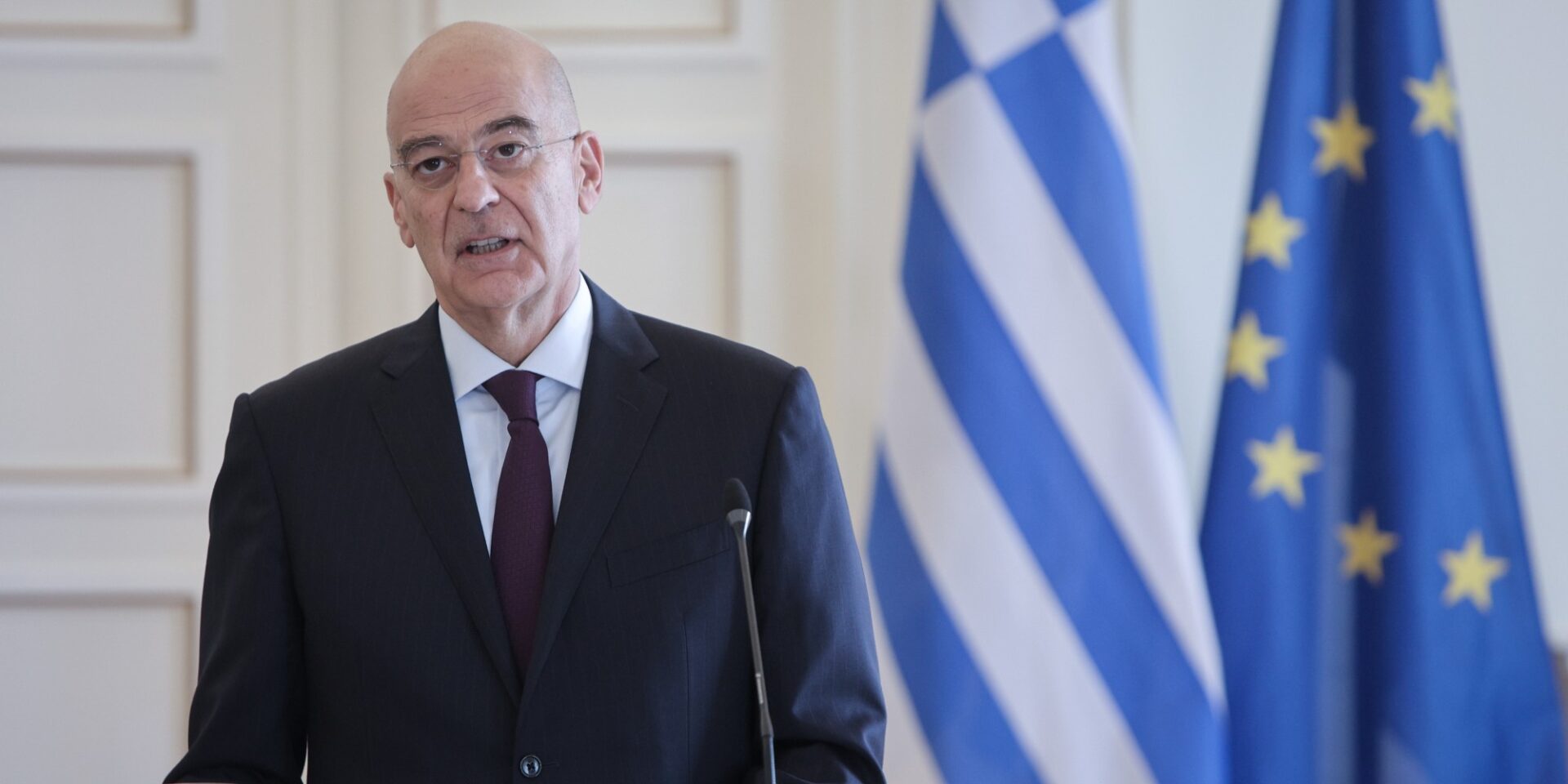 Ο υπουργός Εξωτερικών, Νίκος Δένδιας
