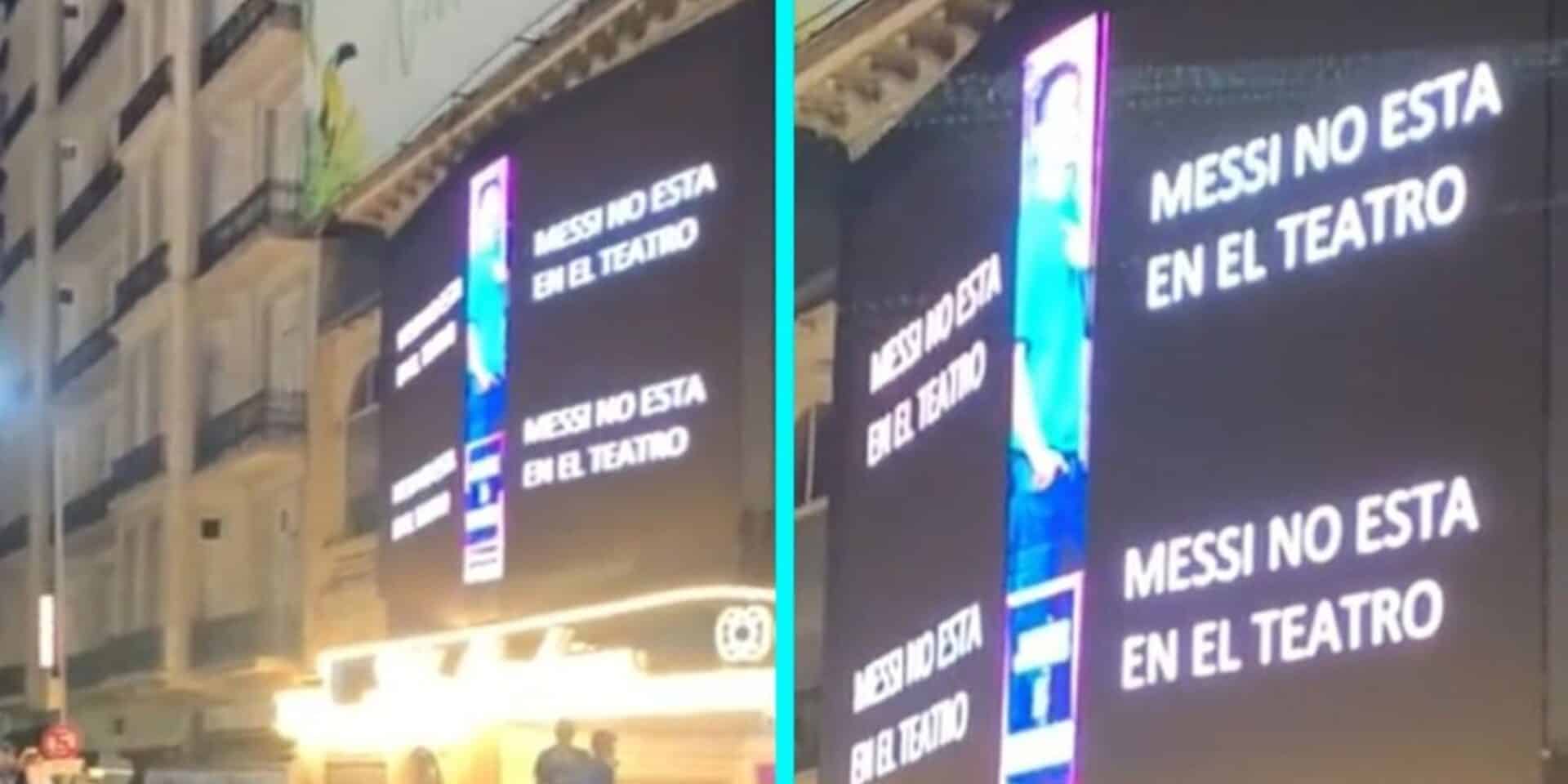 Θέατρο ανακοίνωσε ότι ο «Μέσι δεν είναι εδώ»