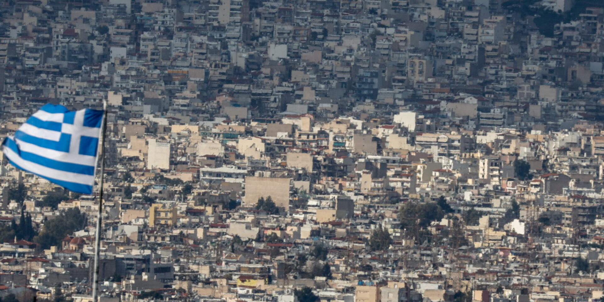 Πανοραμική εικόνα πολυκατοικιών στην Αττική / Φωτογραφία: Eurokinissi