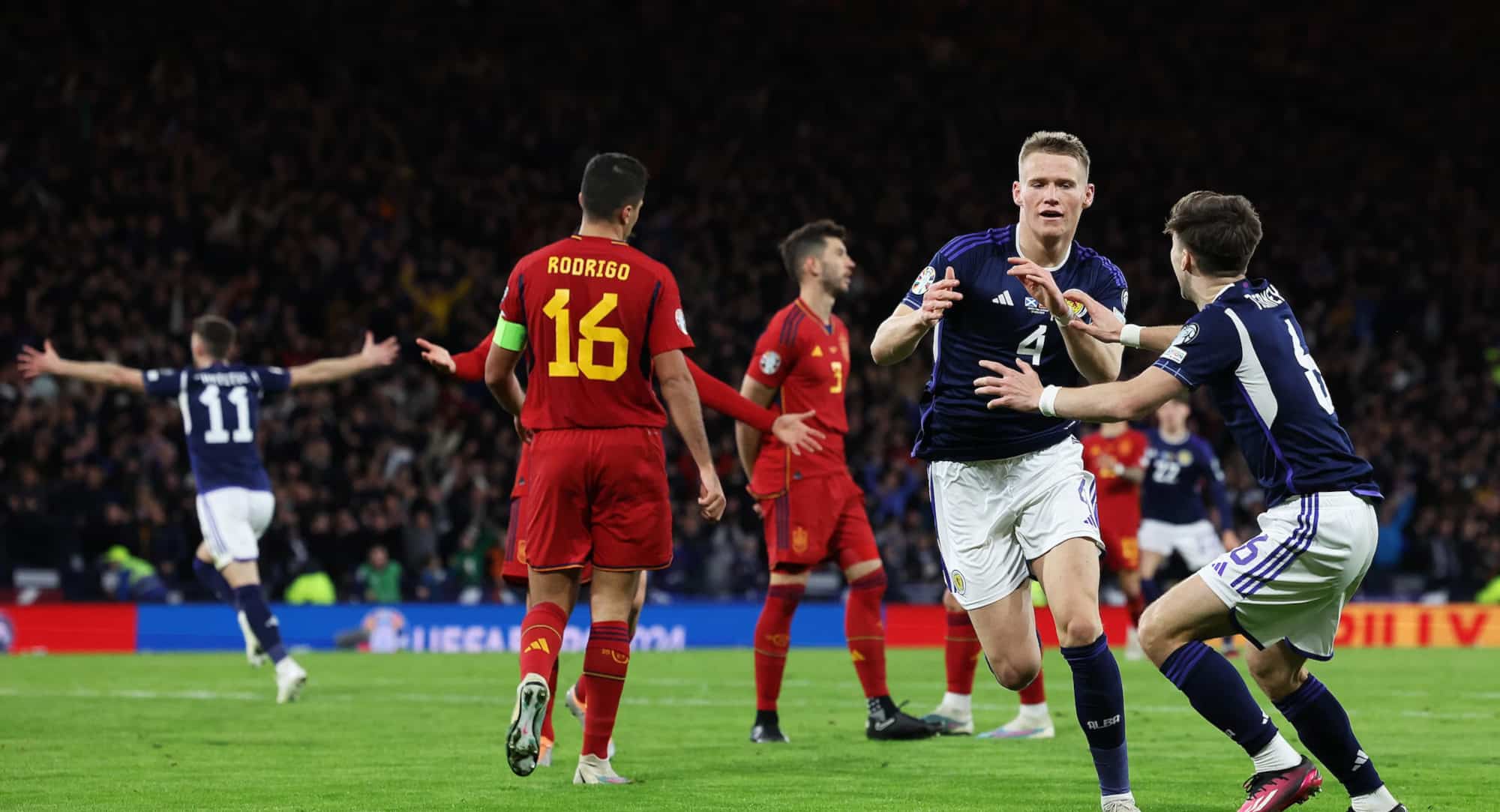 Η Σκωτία νίκησε την Ισπανία για τα προκριματικά του EURO 2024