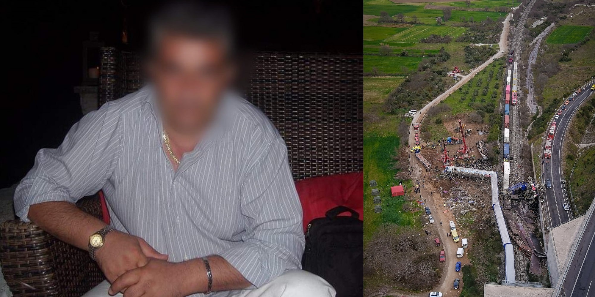 Ο 59χρονος σταθμάρχης που συνελήφθη μετά την τραγωδία στα Τέμπη