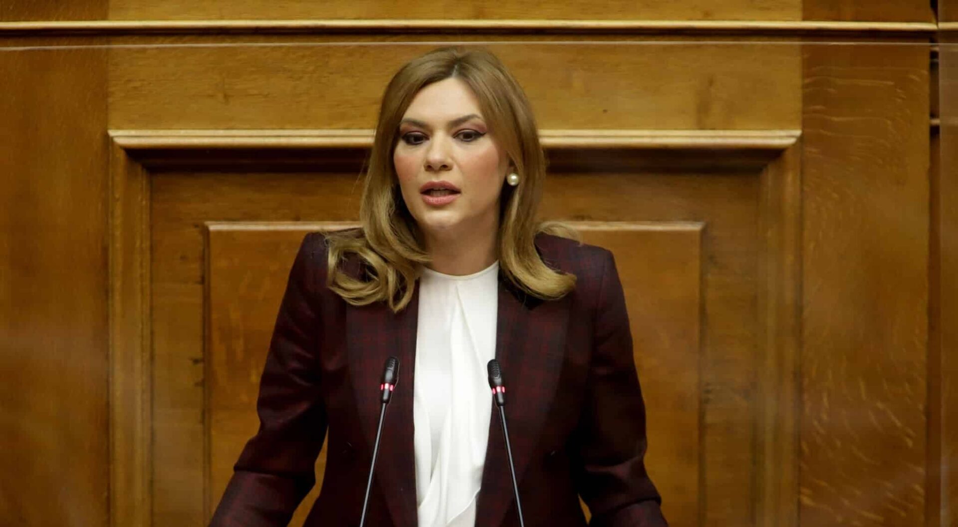 η βουλευτής Λαρίσης της ΝΔ, Στέλλα Μπίζιου
