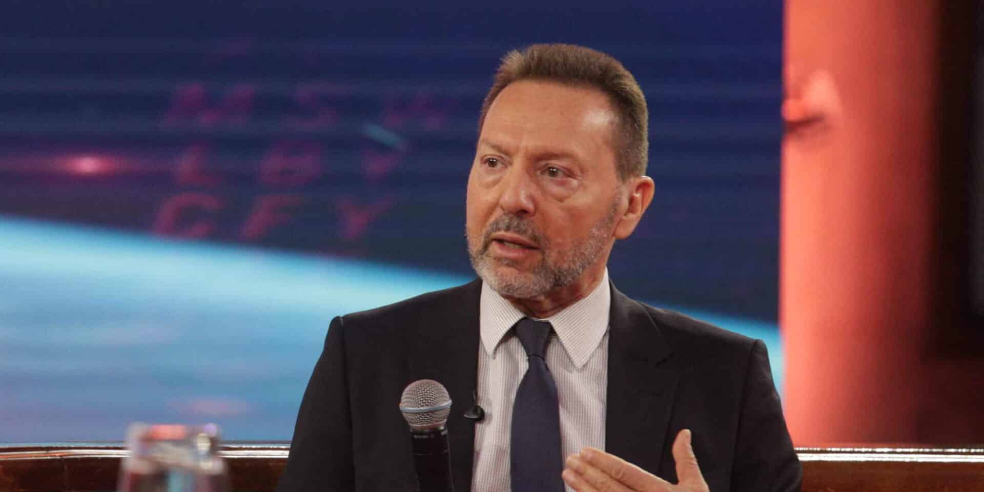 Ο Γιάννης Στουρνάρας σε ομιλία του