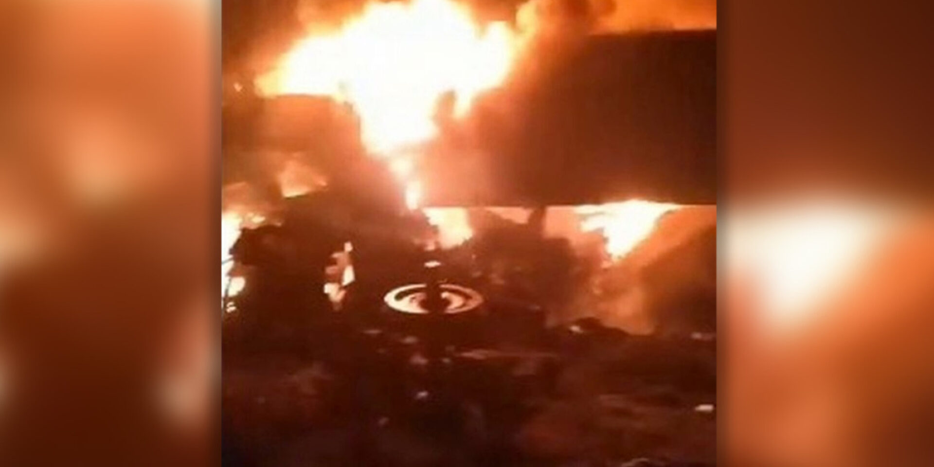 Πύρινη κόλαση στα Τέμπη