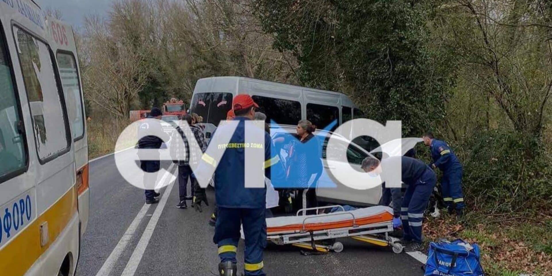 Καραμπόλα τριών οχημάτων στην Εύβοια