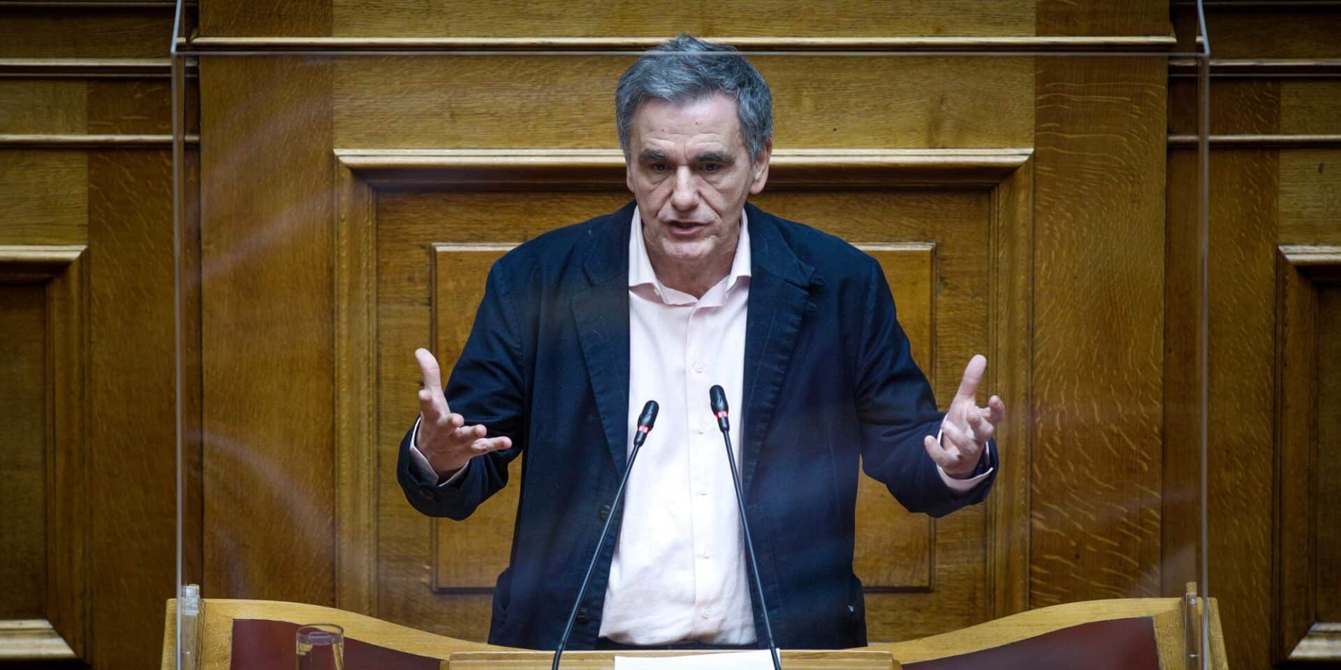Ο Ευκλείδης Τσακαλώτος στη Βουλή