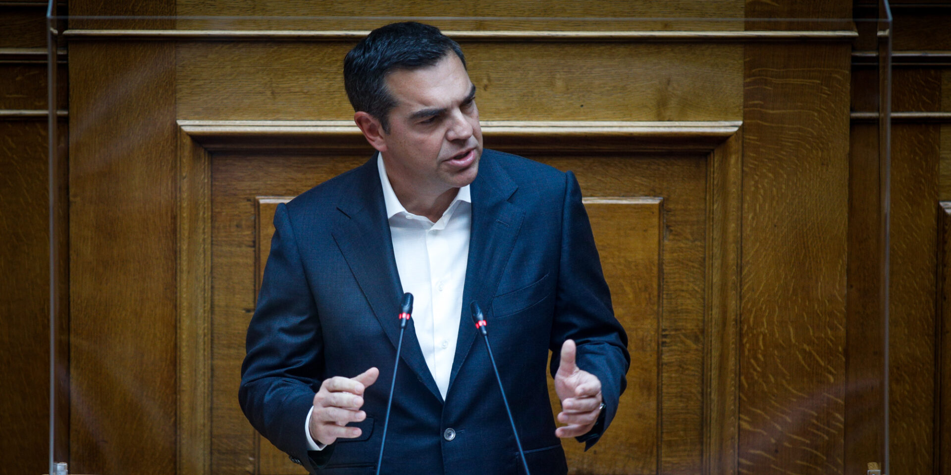Ο Αλέξης Τσίπρας στη Βουλή